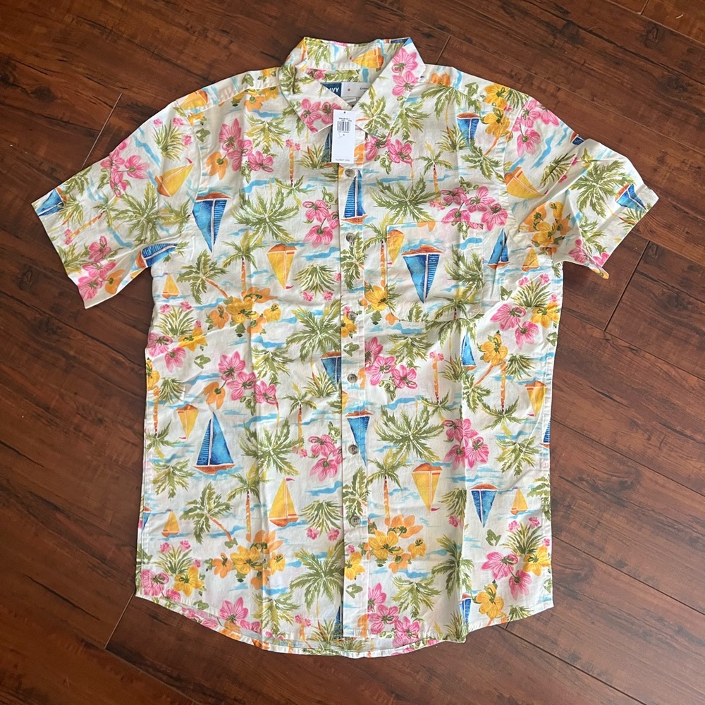 Old Navy Classic Fit Everyday Shirt - Sailboat Print